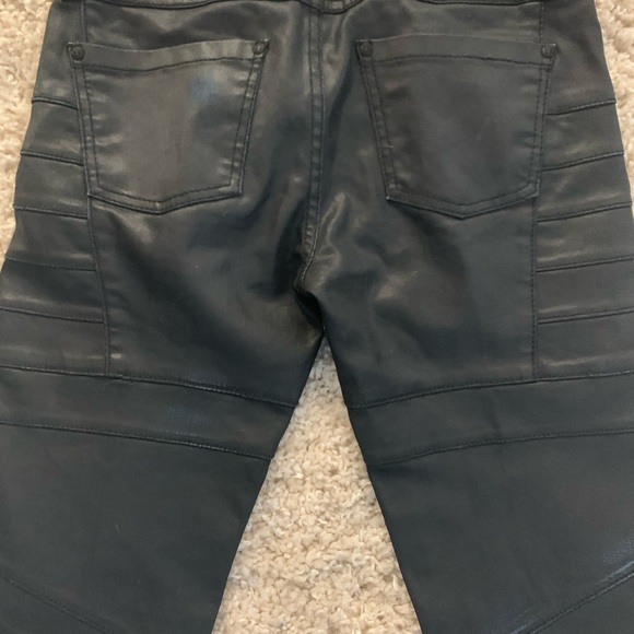 Herve Leger “Blue Coated Lance Skinny Jeans” - Picture 7 of 8